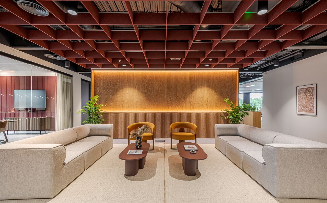 Grid Ceiling Office Acoustic treatments
