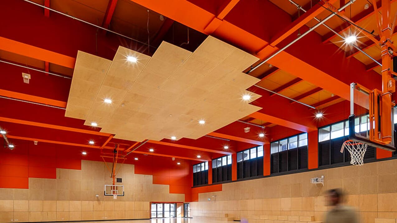 Autex Quietspace in Sports Hall