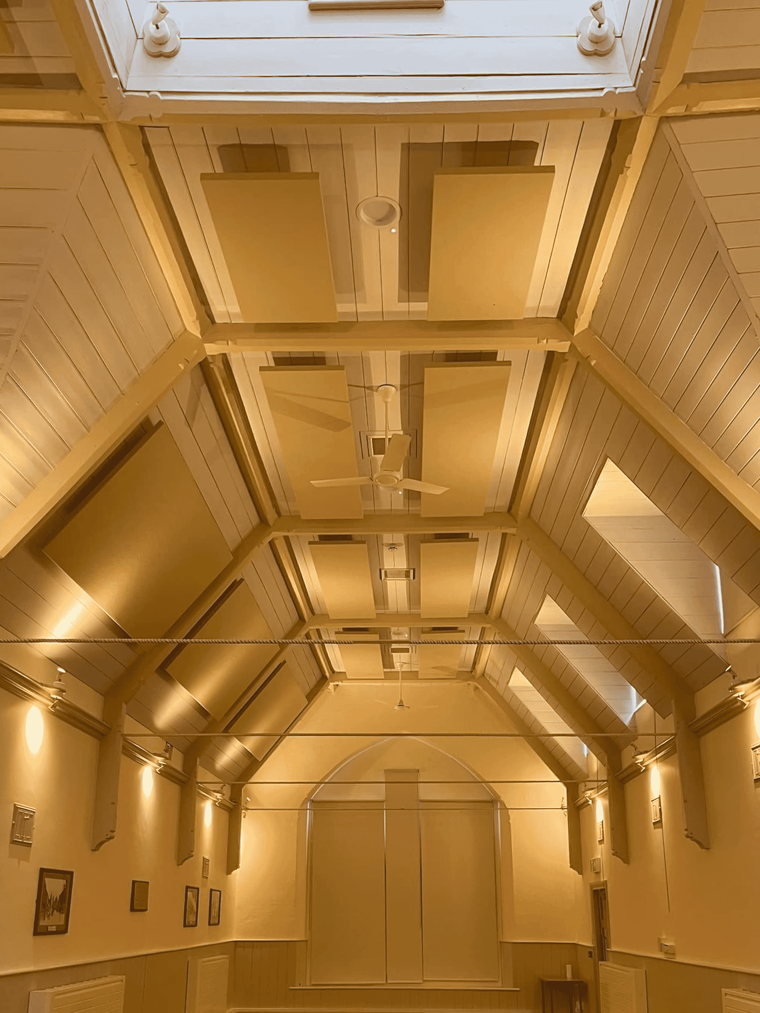 Acoustic panels for village halls