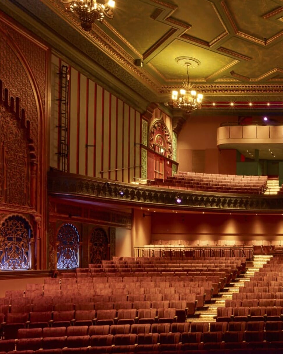 Acoustic panels installed in Soho Theatre Walthamstow to improve clarity during performances