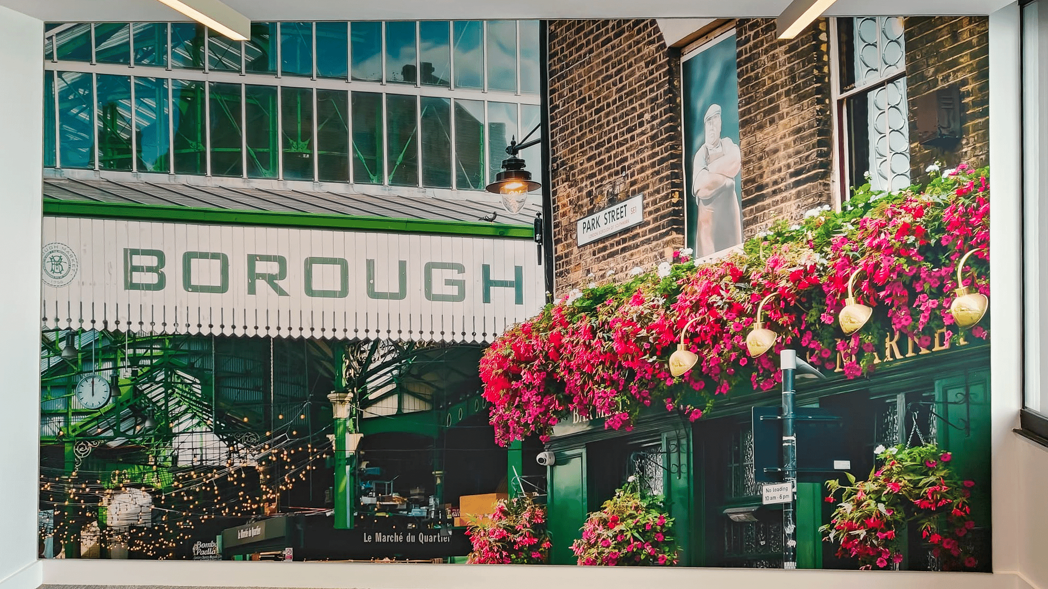 Tenso Print installed in a meeting room at Mosaic East