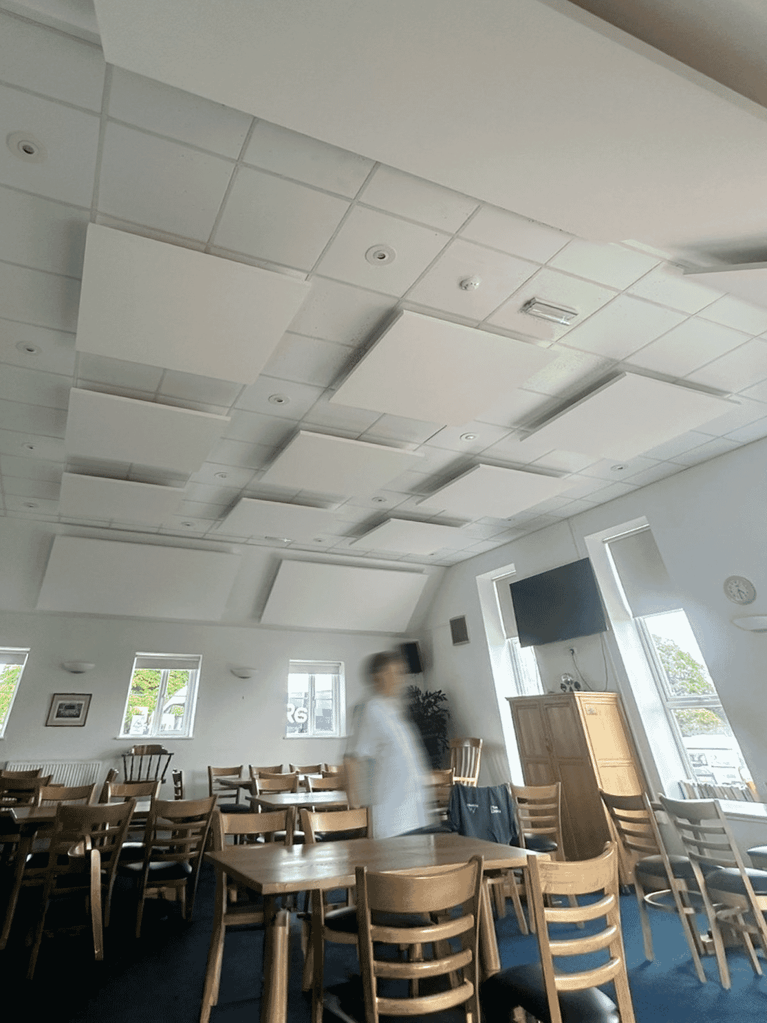 Acoustic panels installed in Islip Village Hall by Resonics