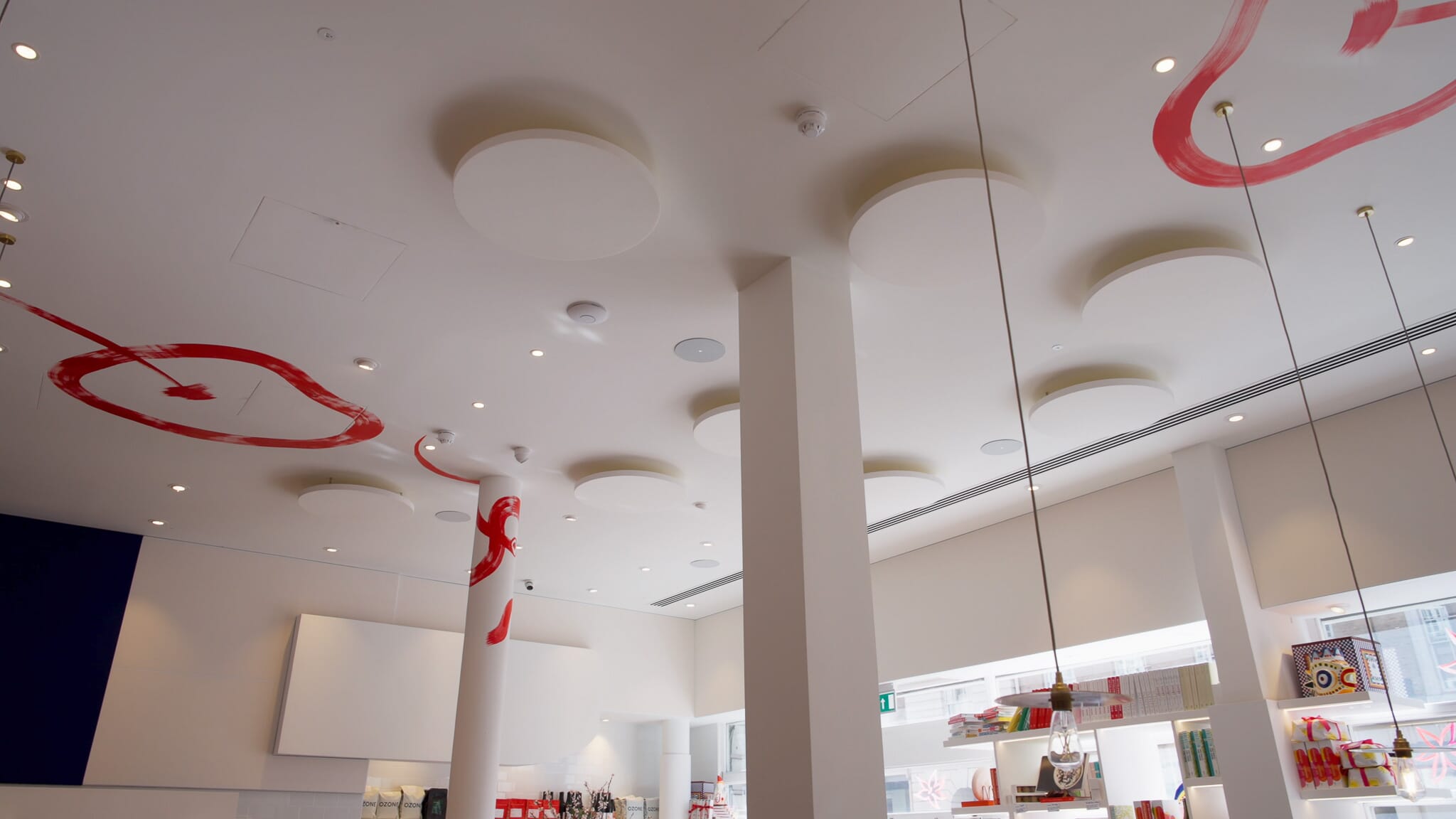 Acoustic panels installed in Ottolenghi Restaurant Richmond