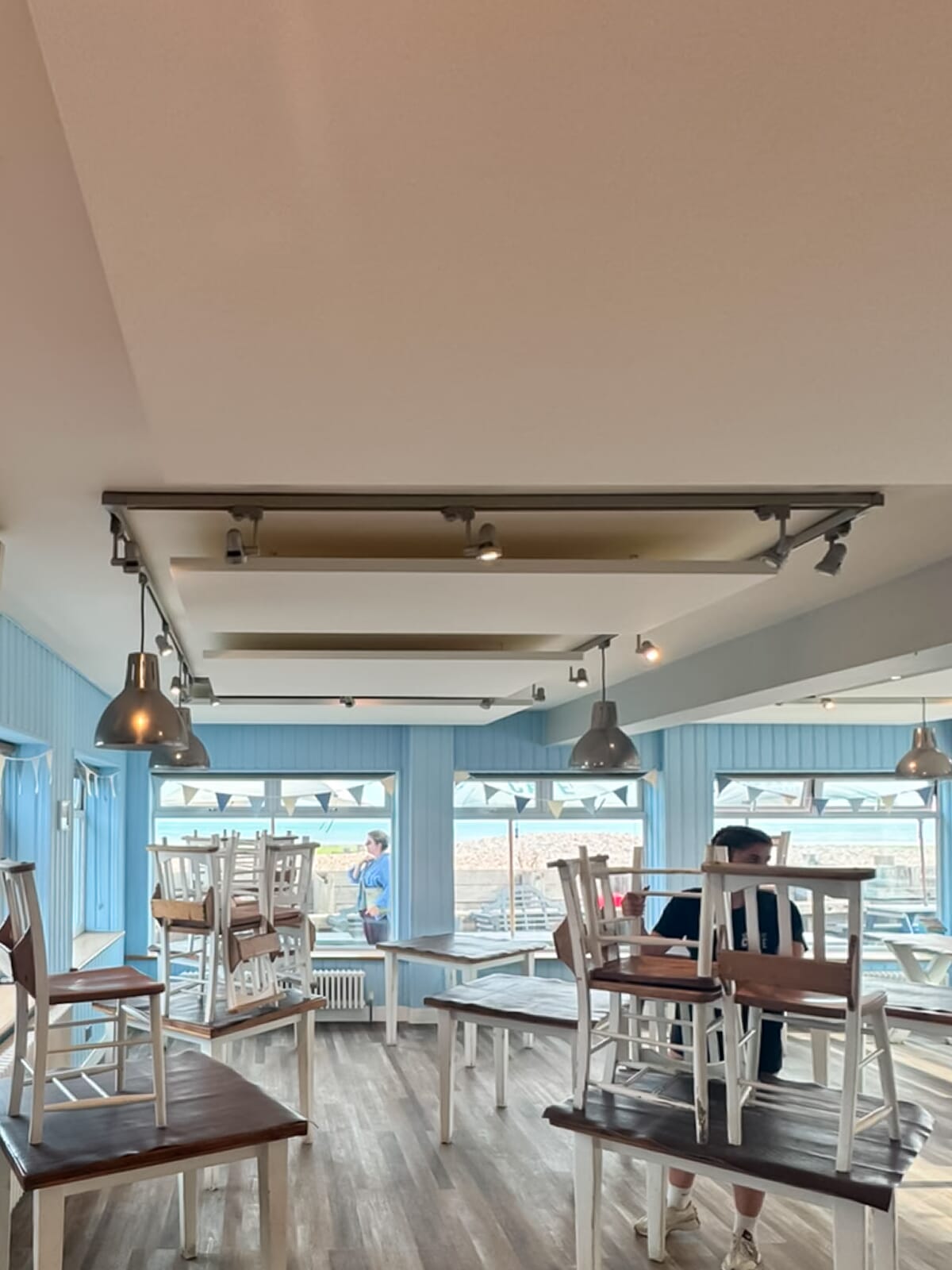 Silent Space acoustic panels installed in a cafe to reduce noise levels