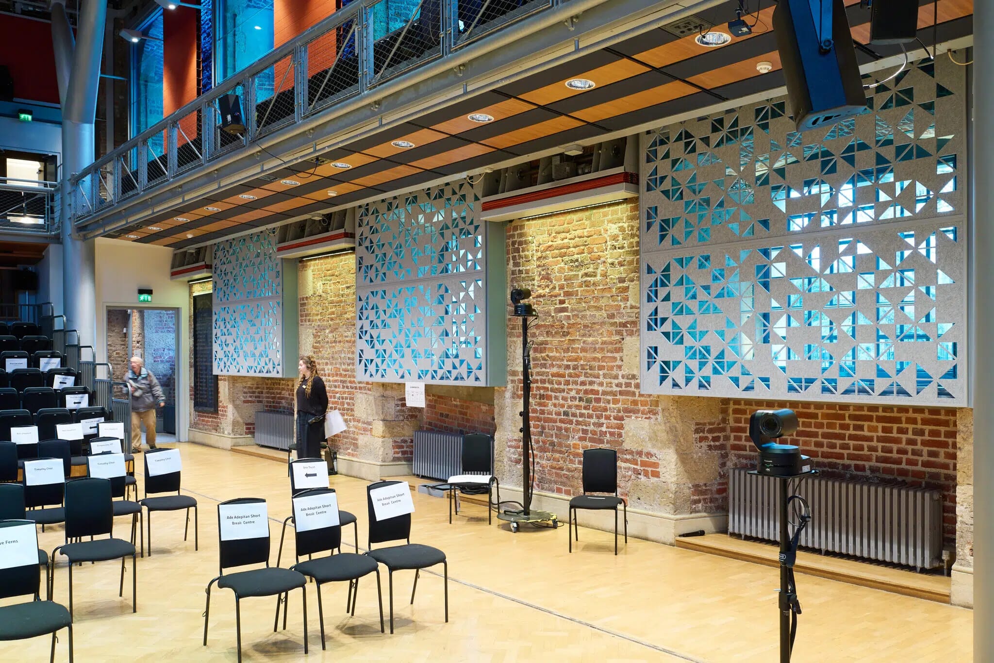 Bespoke acoustic screens installed in LSO St Lukes Church
